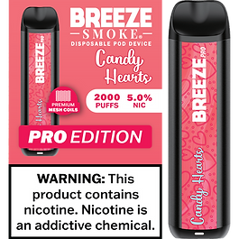 Candy Hearts Breeze Pro 2000 Puffs candy hearts breeze pro 2000 puffs