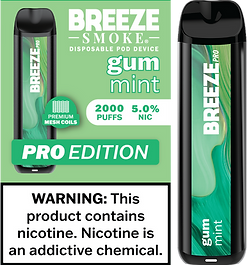 Gum Mint Breeze Pro 2000 Puffs