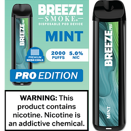 Mint Breeze Pro 2000 Puffs mint breeze pro 2000 puffs